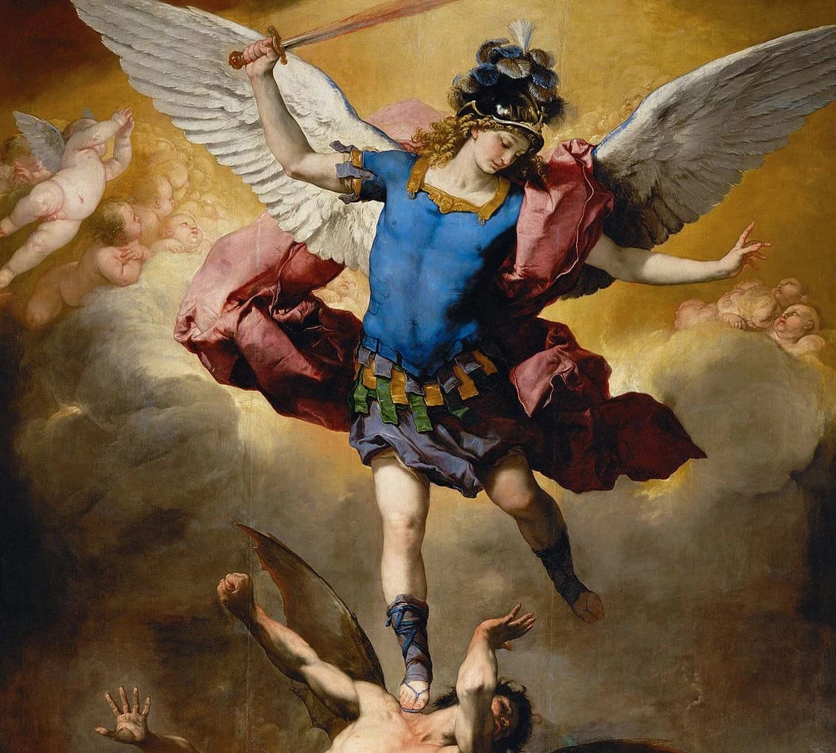 Luca Giordano, Saint Michael, 17th century