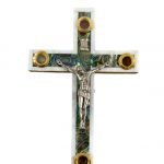 Olive Wood & Mother of Pearl Cross