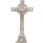 Mother of Pearl Holy Cross with stand