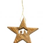 Olive Wood Star of Bethlehem