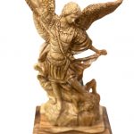 Olive Wood Saint Michael