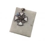 Sliver Jerusalem Cross